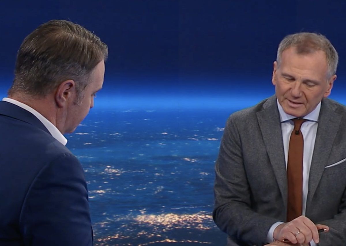 Andreas Babler (SPÖ) im Interview mit dem ZiB2-Mitarbeiter Armin Wolf.