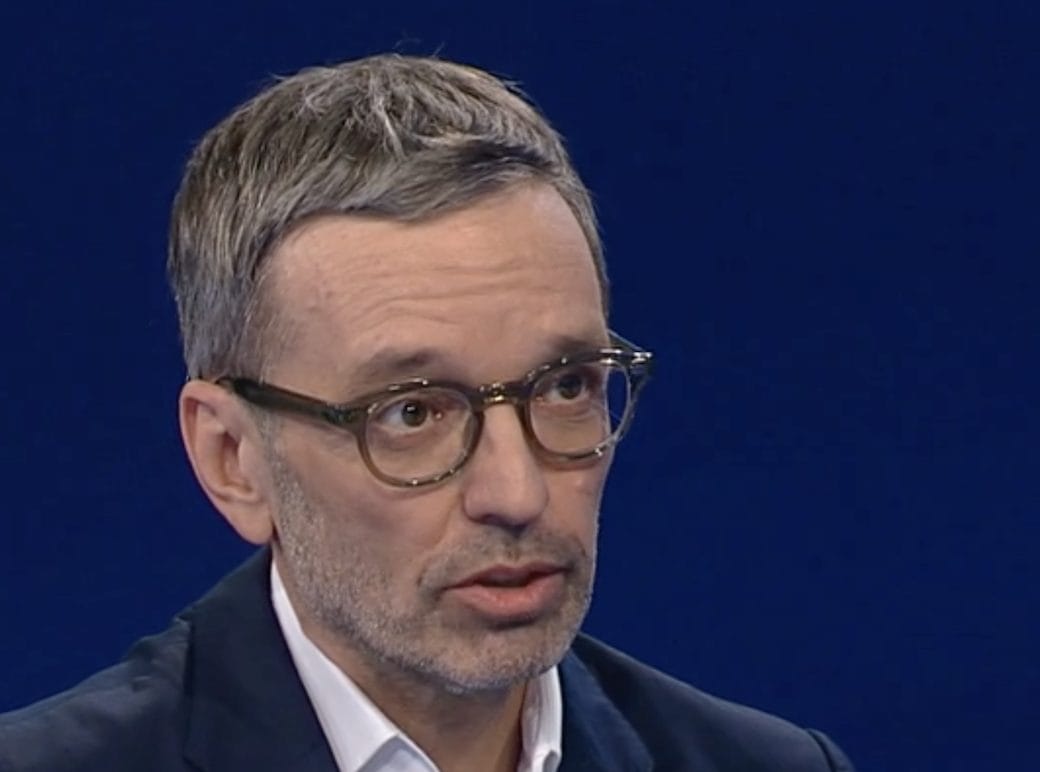 FPÖ-Chef Herbert Kickl (55) in der ZiB2.