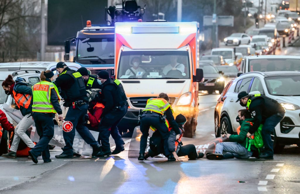 Mit Klimaaktivismus kommt man in den Medien generell gut weg, sagt die Studie. Davon dürften auch Klimakleber von der Letzten Generation (Bild) profitiert haben.