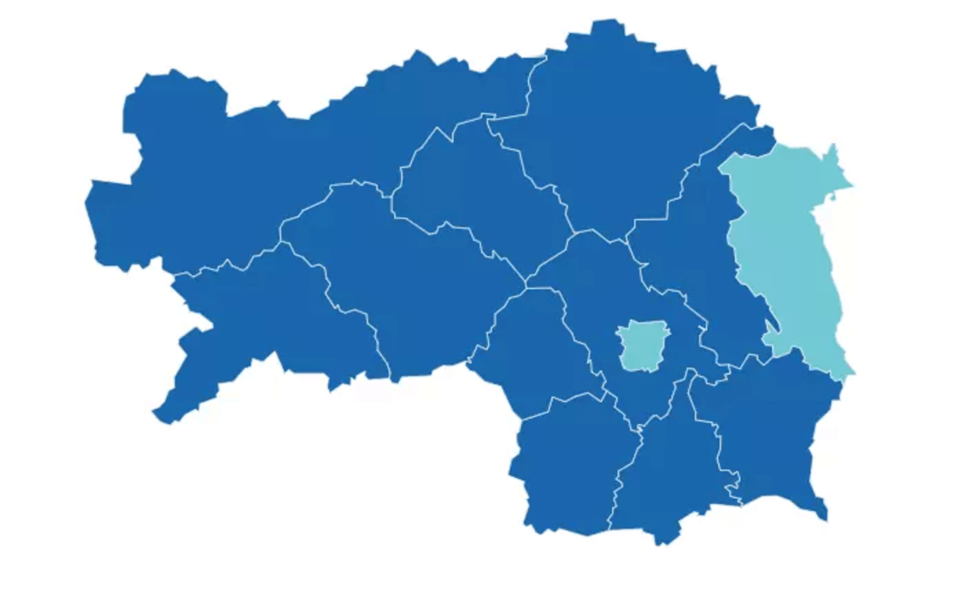 Nur in Graz und Hartberg-Fürstenfeld ist die ÖVP noch die Nummer eins, alle anderen Bezirke wanderten zur FPÖ.