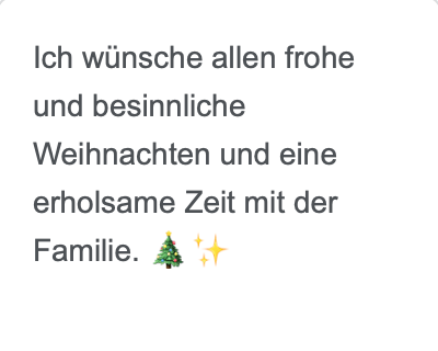 Dieses Posting teilte Karoline Edtstadler am 24.12. um 17 Uhr auf X.