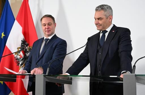 Die Koalitionsgespräche zwischen Karl Nehammer (rechts) und Andreas Babler (links, SPÖ) brachten keinen Durchbruch und wurden beendet.