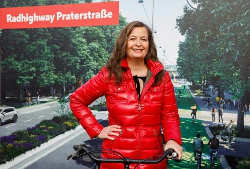 Mobilitätsstadträtin Uli Sima (SPÖ) forciert den Bau von Radhighways in ganz Wien.