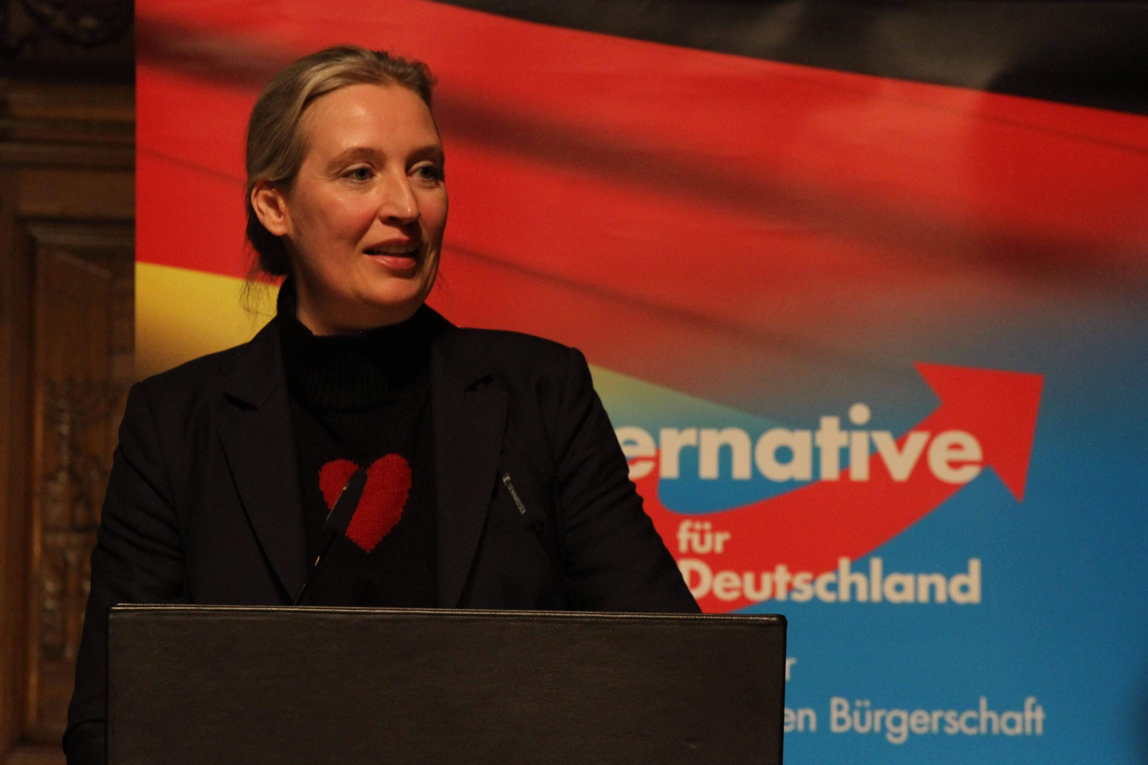 Die konservative CDU will Anträge zum Thema Migration wenn nötig erstmals mit Stimmen der rechten AfD durchsetzen. Auf dem Bild die Vorsitzende Alice Weidel.