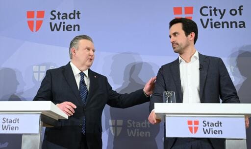 Bürgermeister Michael Ludwig (SPÖ) und Vizebürgermeister Christoph Wiederkehr (NEOS).