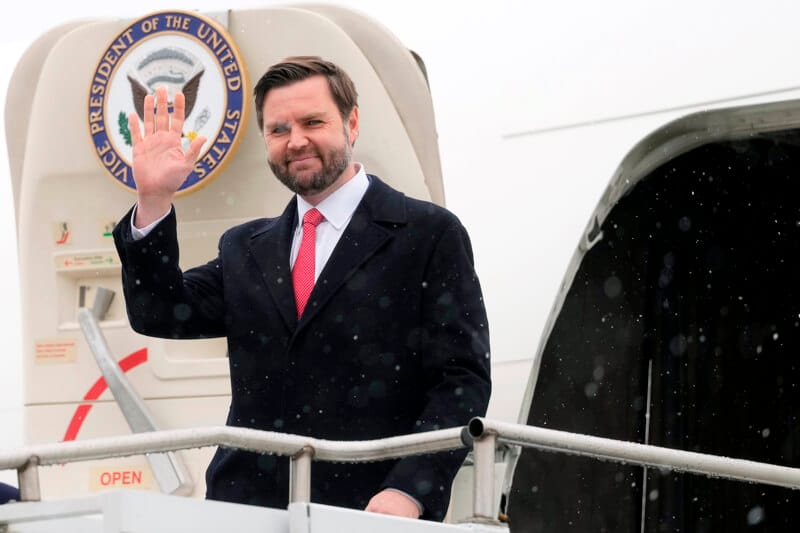 Er reiste mit einer klaren Botschaft nach Deutschland: Der US-Vizepräsident JD Vance