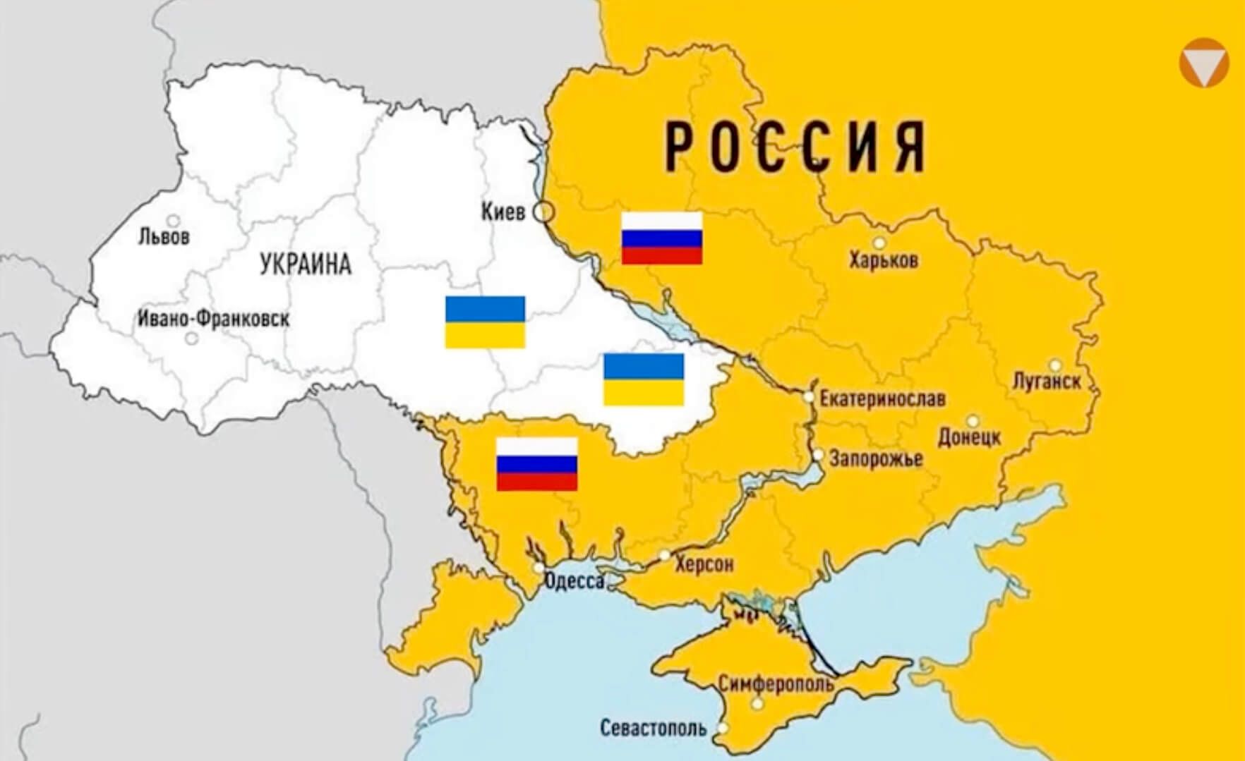 So weit soll die Pufferzone gemäß russischen Vorstellungen reichen.