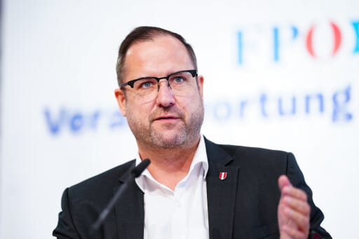 FPÖ-Mediensprecher und Generalsekretär Christian Hafenecker übt scharfe Kritik.