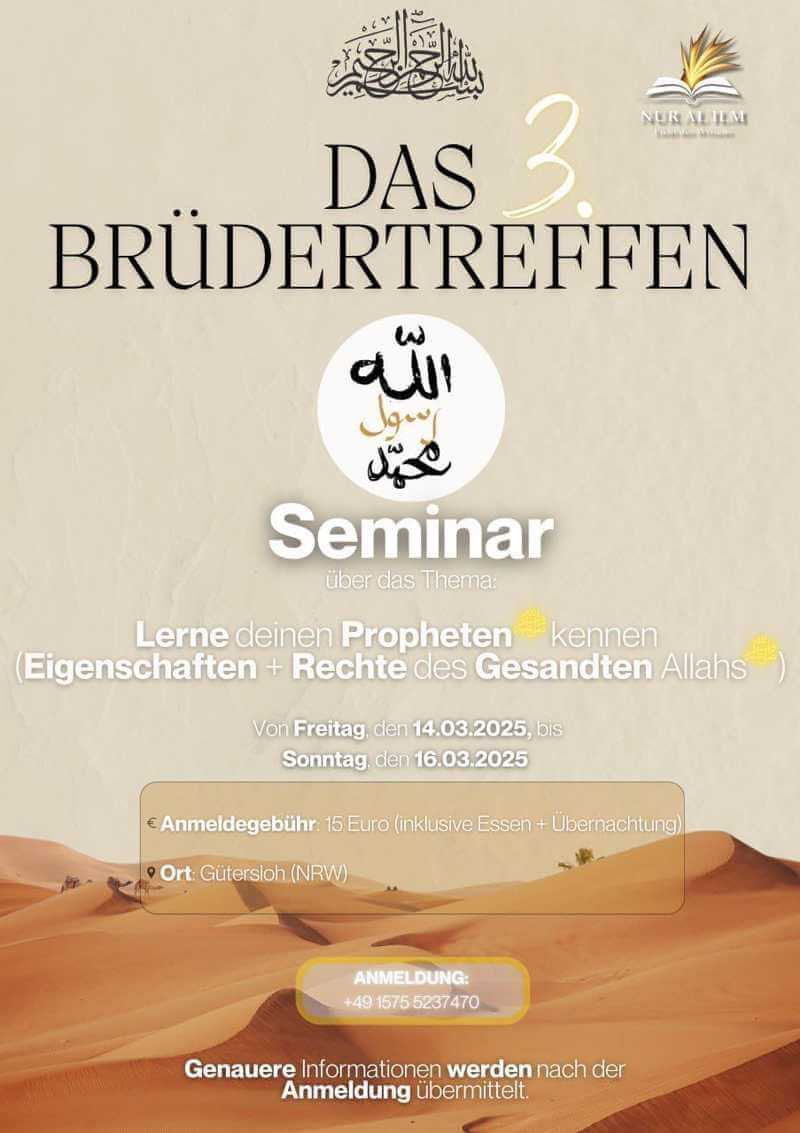 Das dritte Brüdertreffen in Gütersloh.