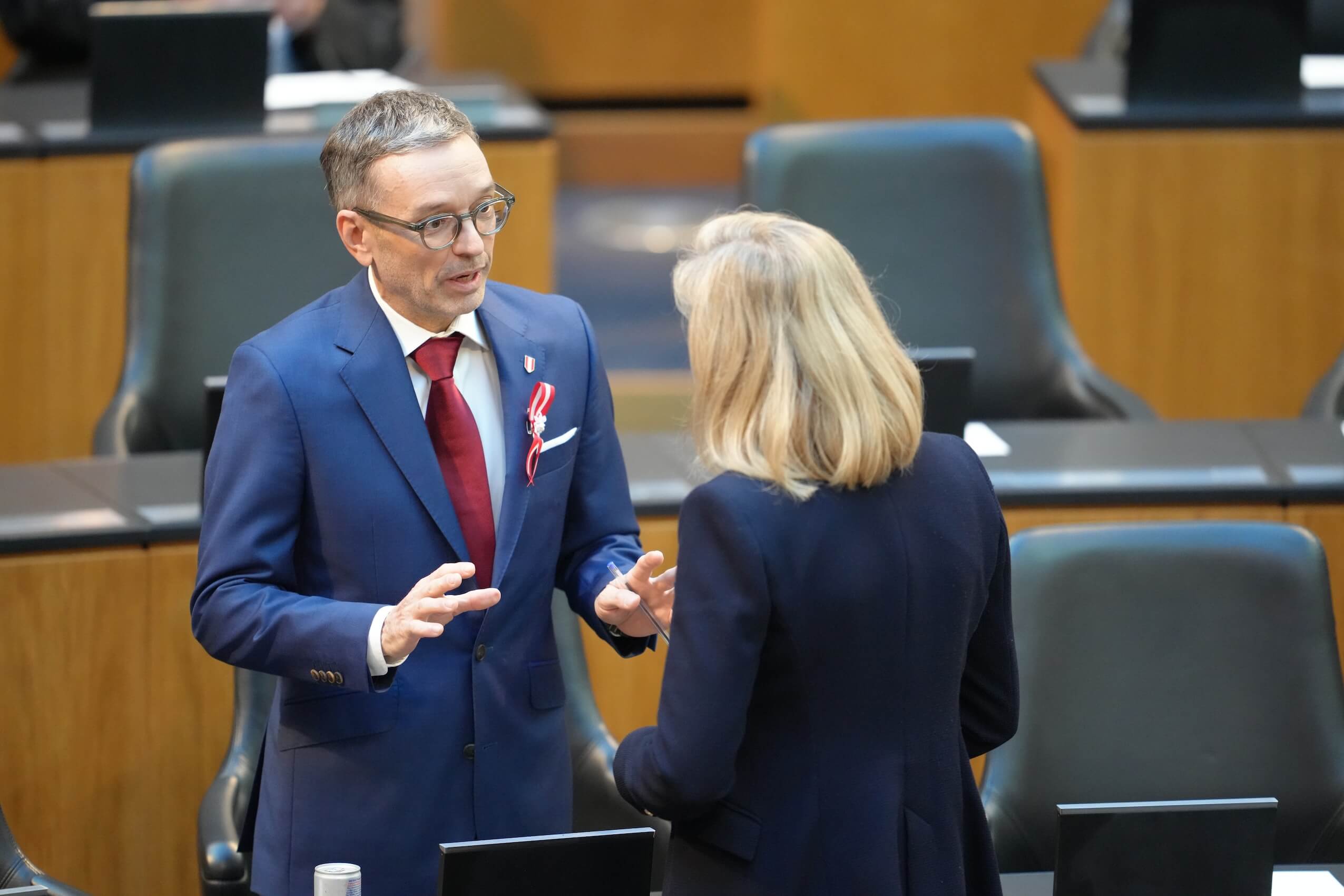 In außenpolitischen Fragen selten einer Meinung: Kickl und Meinl-Reisinger.
