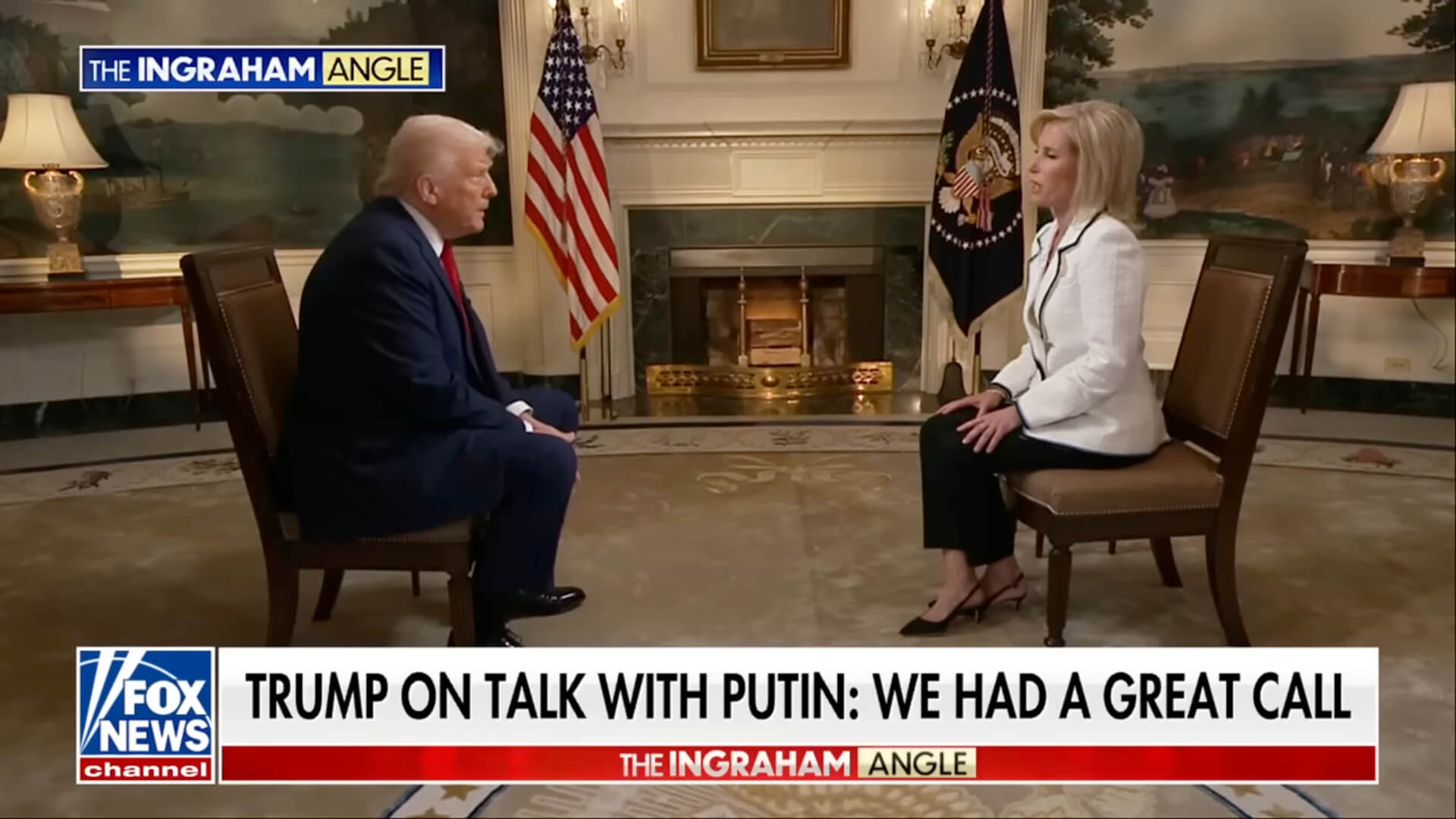 Trump (l.) machte deutlich: Er sieht in China einen Konkurrenten, aber in besseren Beziehungen mit Russland ein Potenzial.