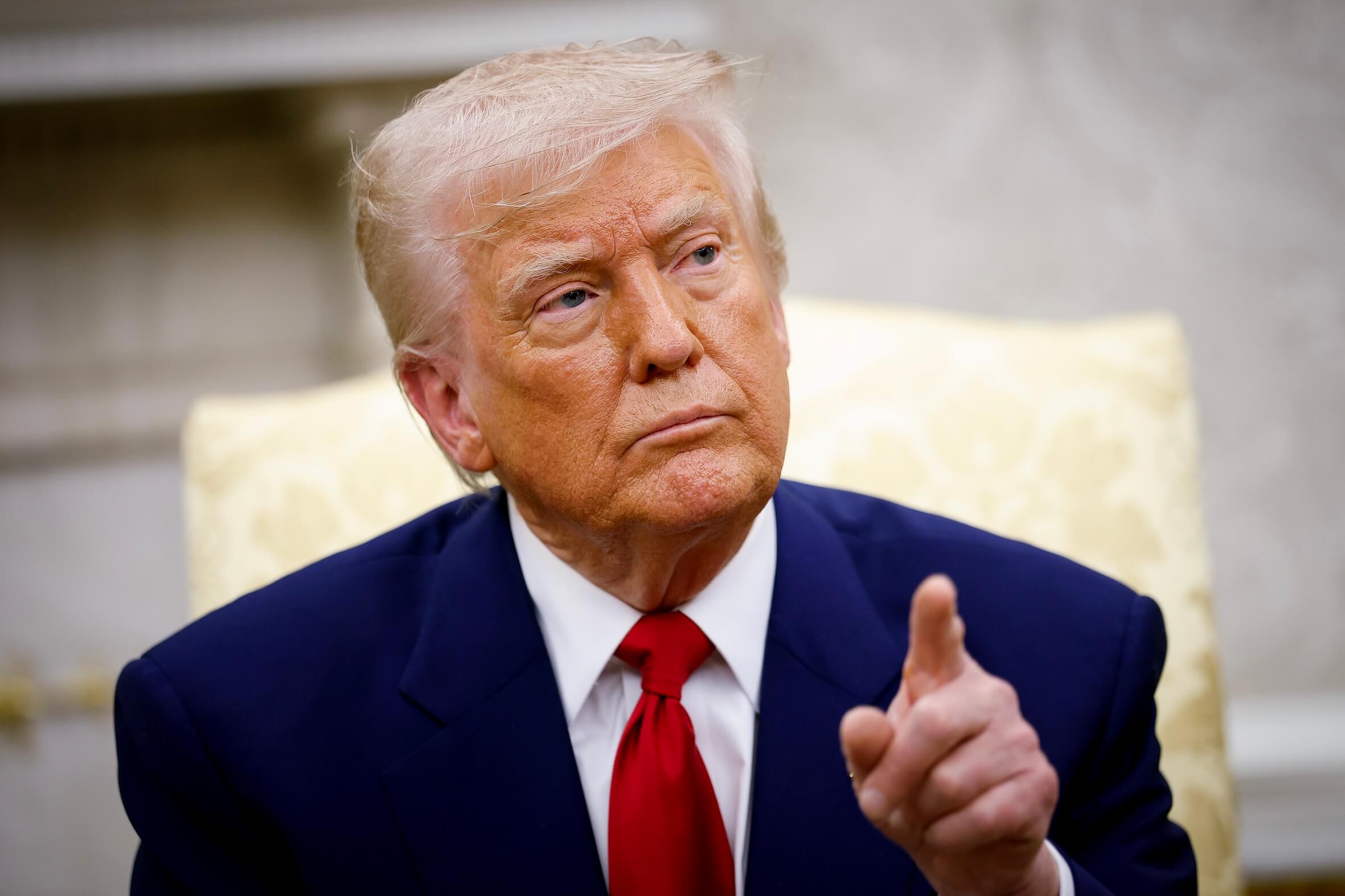 Ist dies schon Schwachsinn, so hat es doch Methode: Was führt Trump (Bild) im Schilde?