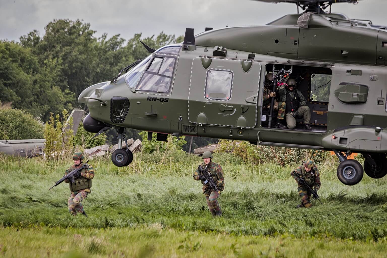 NATO-Truppen im Einsatz: Bisher haben sie sich in Europa immer auf Washington verlassen.