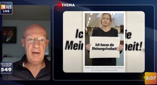 Rechtsanwalt Joachim Steinhöfel sprach am Dienstag bei NIUS Live über das Urteil gegen den Deutschland-Kurier-Chefredakteur.