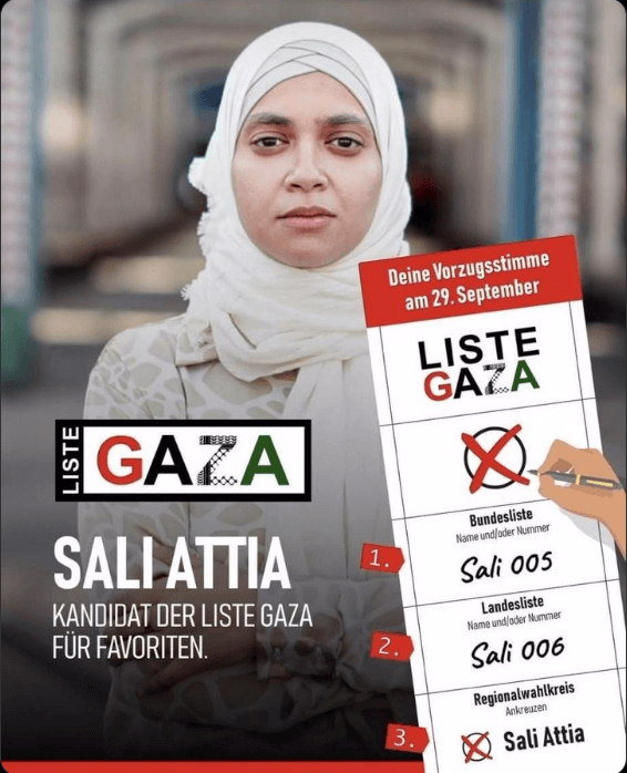 Sali Attia trat bei den vergangenen Nationalratswahlen für die „Liste GAZA