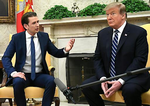Sebastian Kurz (l.) war 2019 zu Gast bei Donald Trump im Weißen Haus.