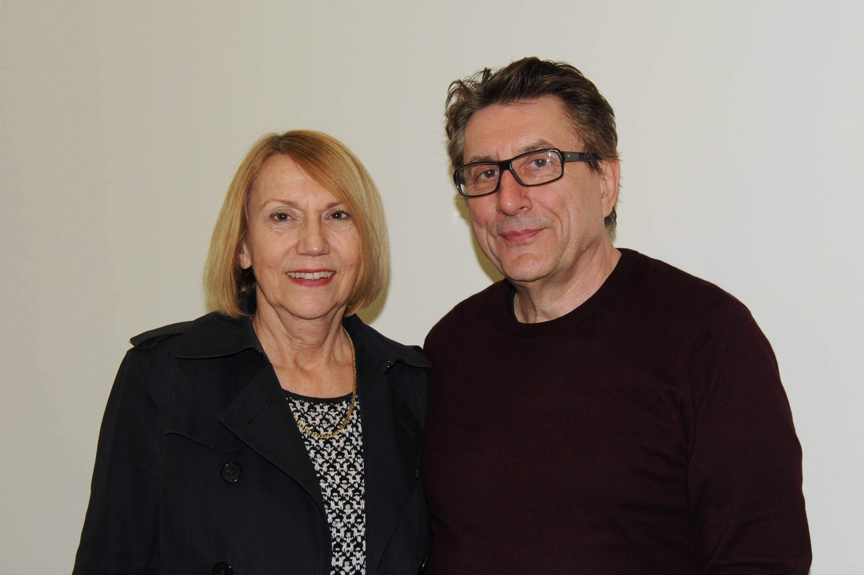 Das Paar Gabriele Rollnik und Karl-Heinz Dellwo bei der Leipziger Buchmesse.