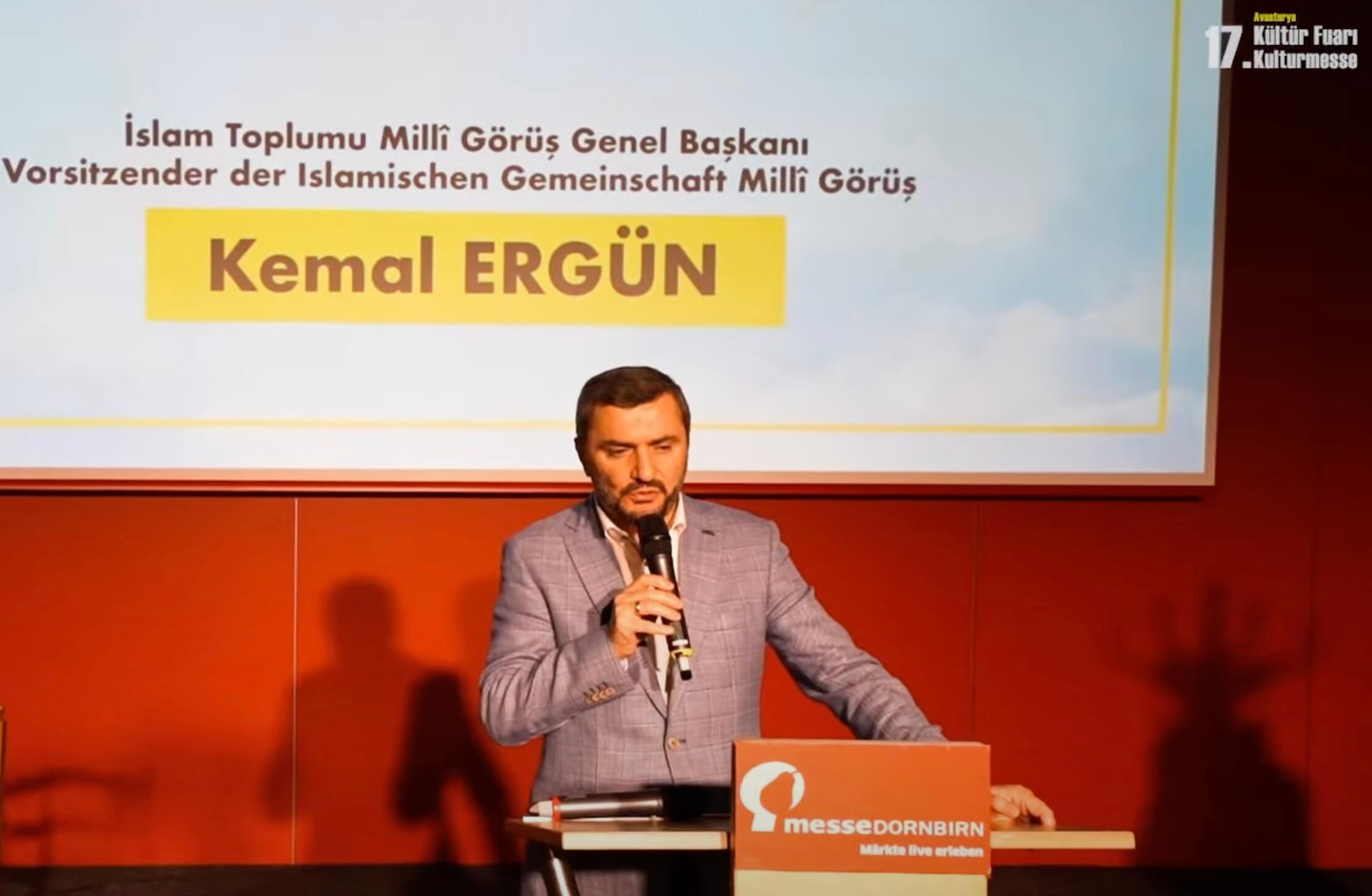 IGMG-Chef Kemal Ergün bei Dornbirner Kulturmesse 2024
