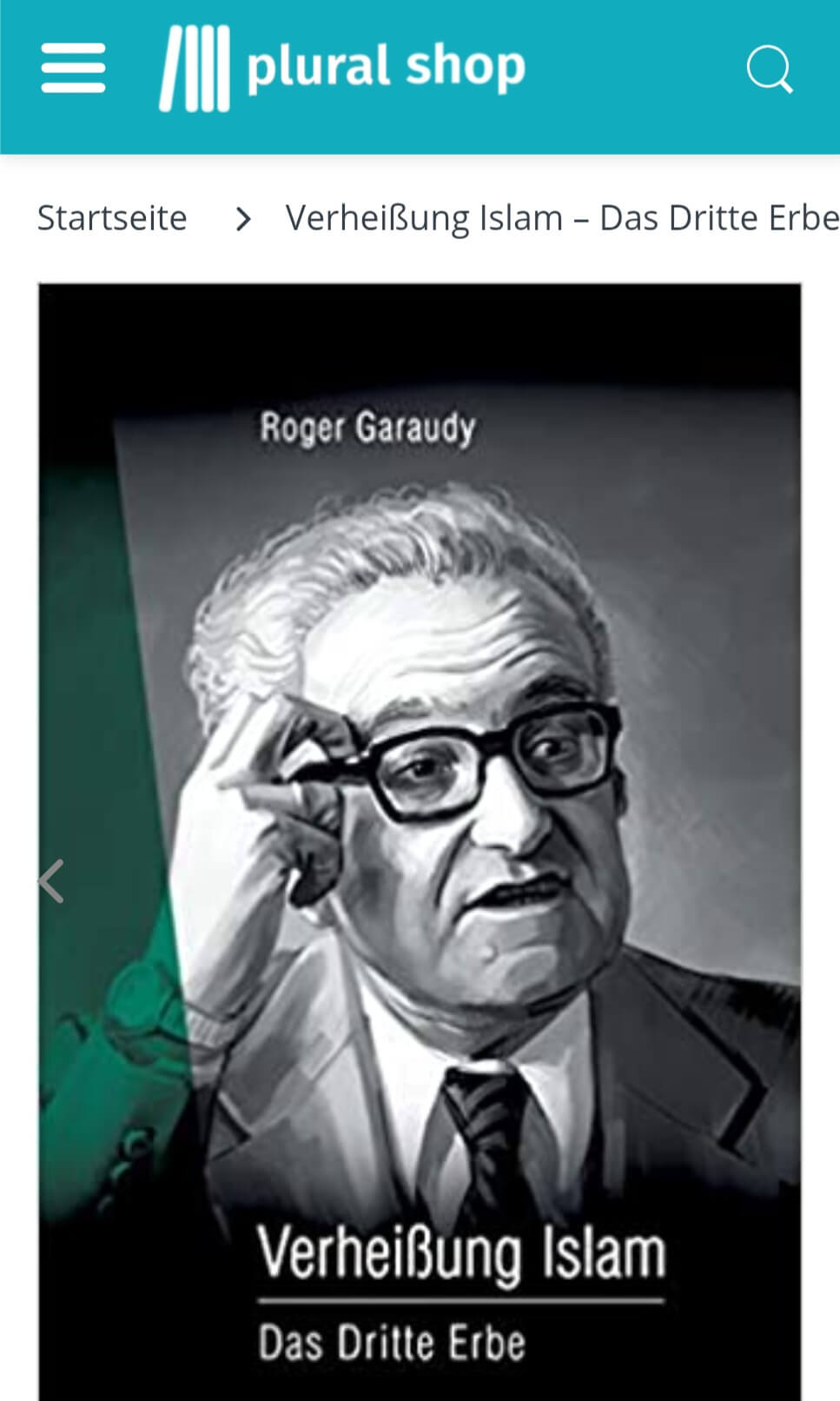 Milli-Görüs-Verlag hat zahlreiche Bücher des Holocaust-Leugners Garaudy im Angebot