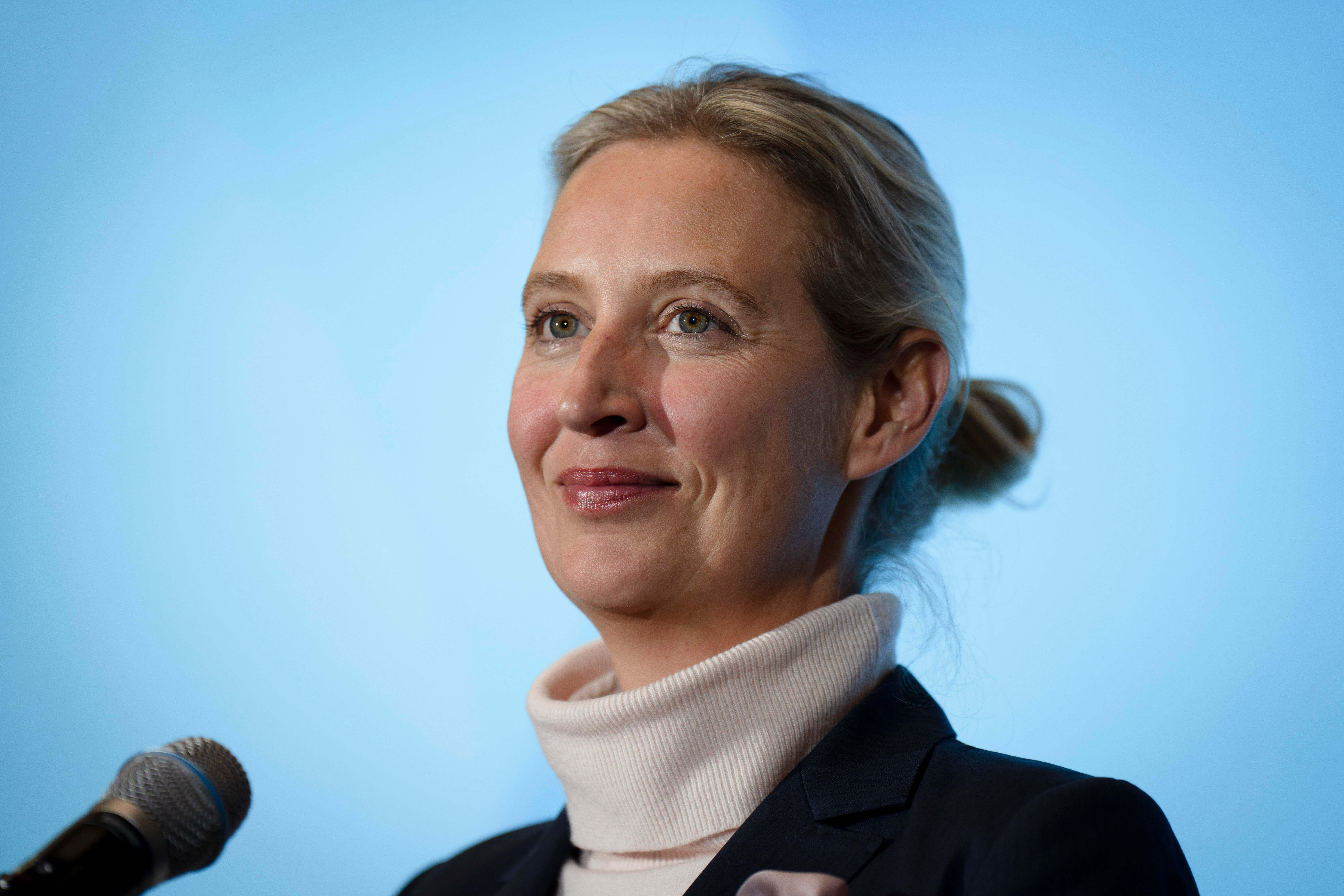 AfD-Chefin Alice Weidel: Der Ruf nach einem Verbot stärkt bisher eher den Rückhalt, während die Deutschlands Linke mit dieser Forderung CDU-Chef-Friedrich Merz vor sich hertreibt.