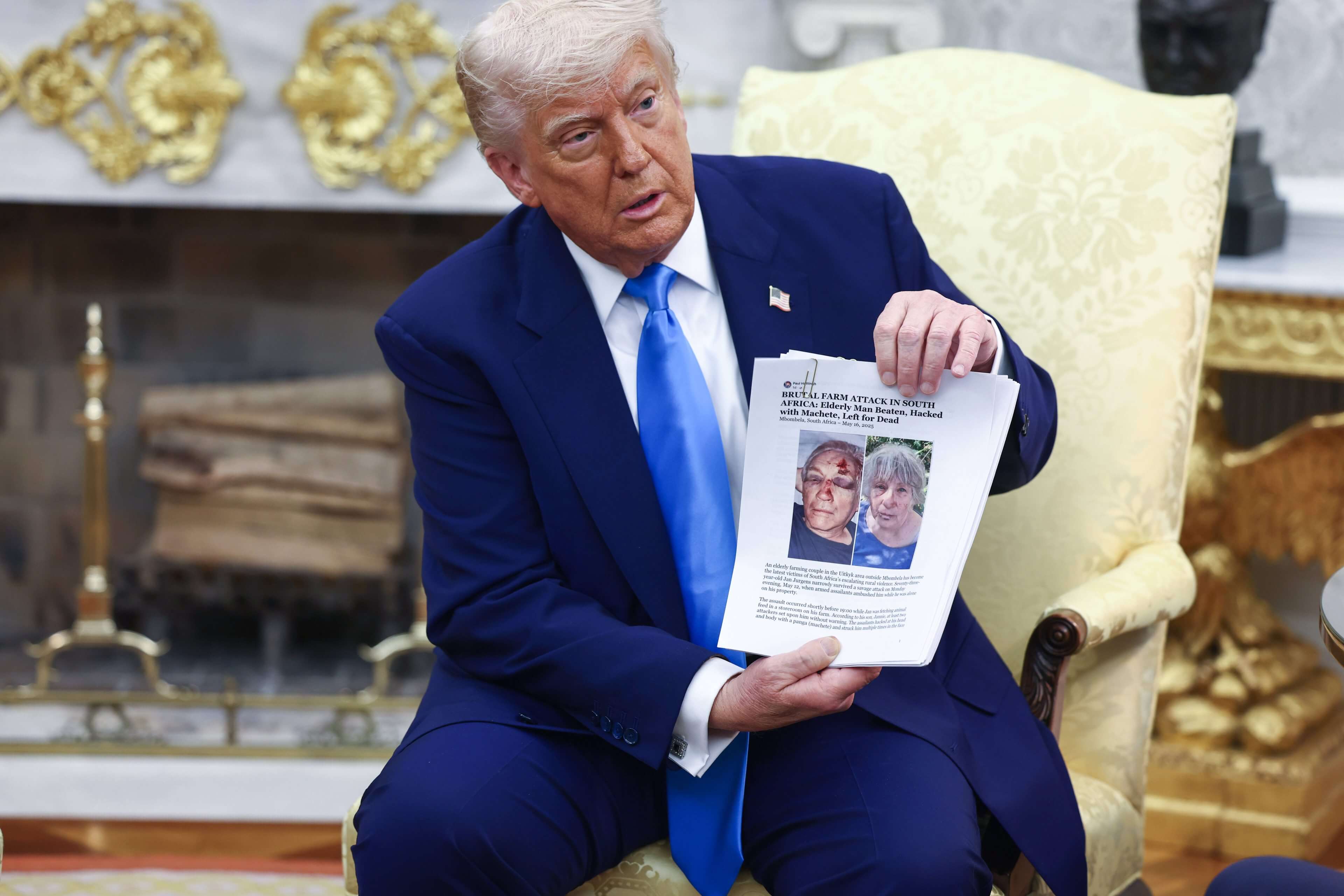 US-Präsident Donald Trump will Beweise für einen Völkermord an den Weißen in Südafrika haben