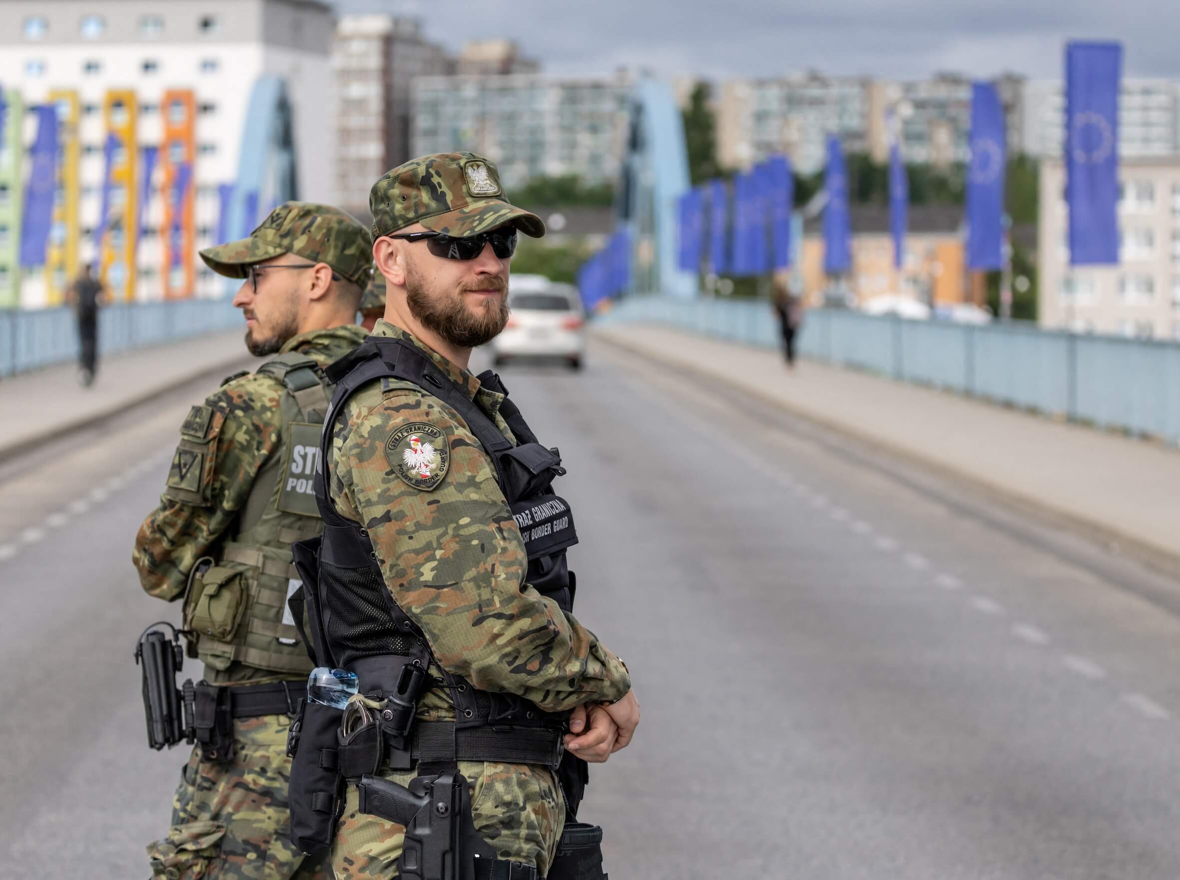 Schwer bewaffnet an der EU-Grenze: Polen macht Ernst beim Grenzschutz.
