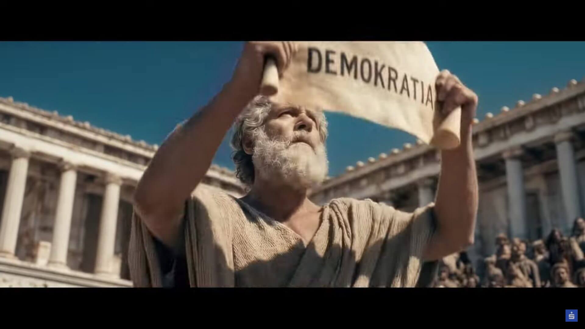 Mithilfe von KI erstellt: Die Einführung der Demokratie in Athen durch Kleisthenes.