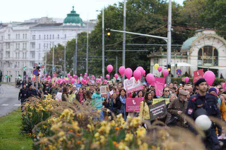 Der Marsch fürs Leben am Samstag in Wien