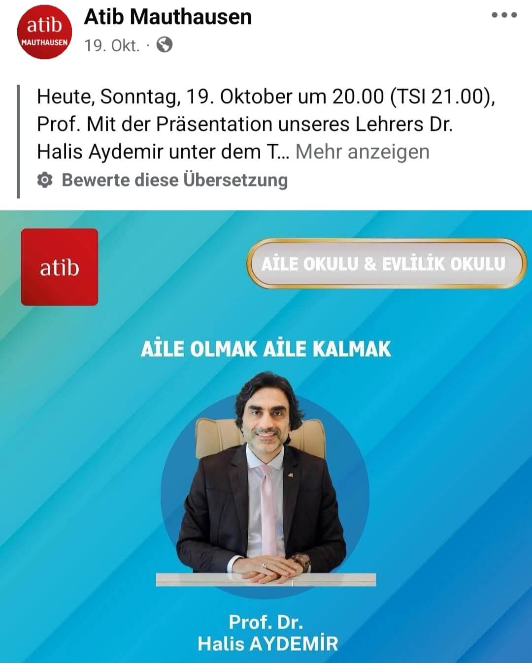 Im KZ-Gedenkort Mauthausen wird ein Seminar mit einem Hamas-Fan beworben.
