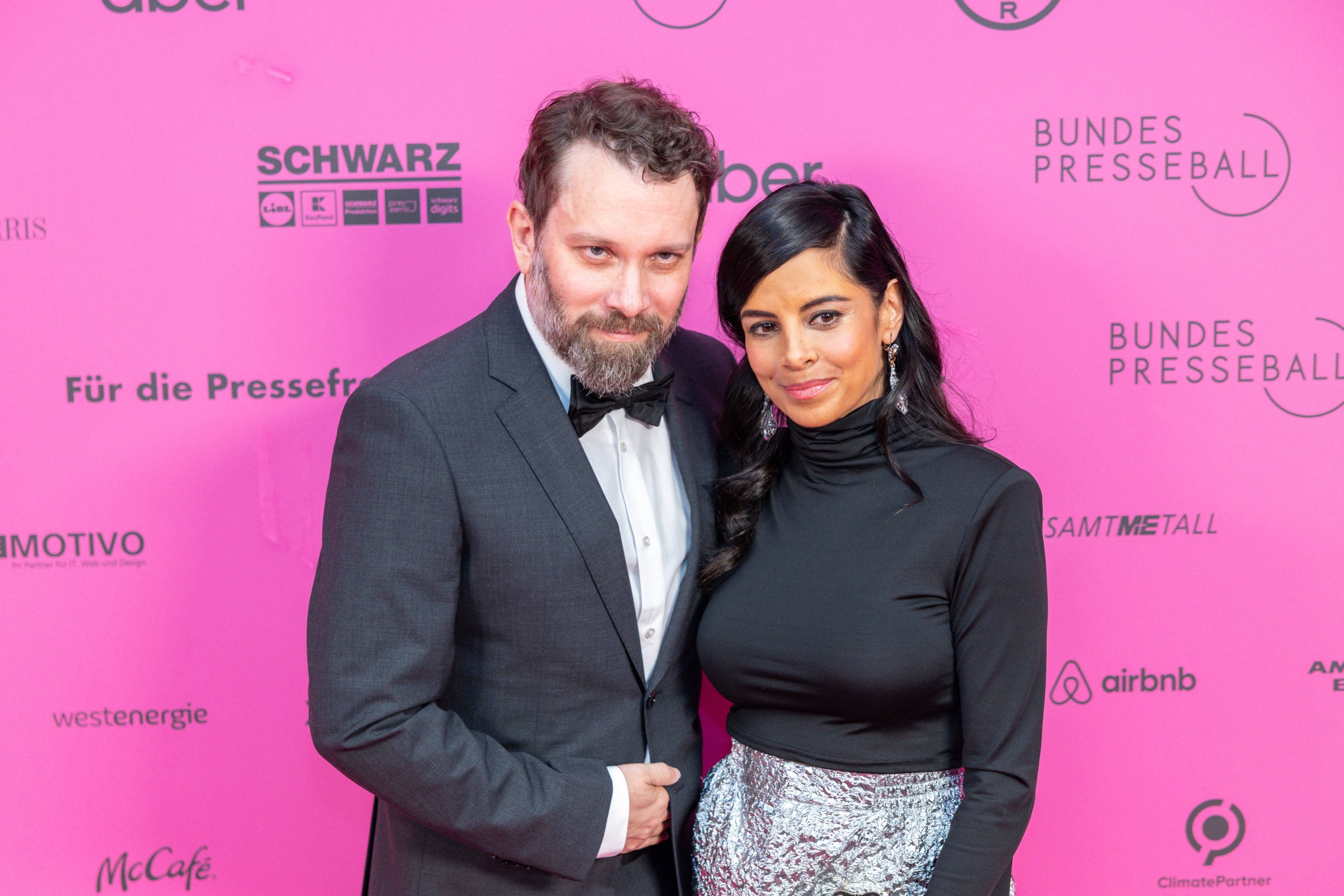 Collien Fernandes und ihr Ex-Ehemann Christian Ulmen beim Bundespresseball 2024.