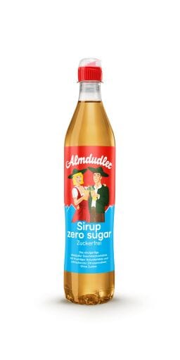 Freisteller Almdudler Sirup Zero Sugar