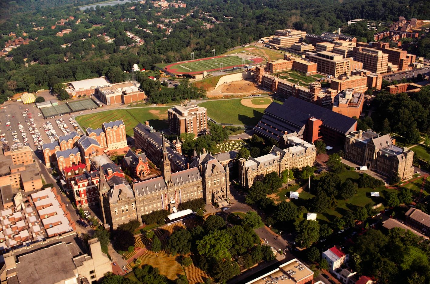 An der Georgetown University in Washington ist die Bridge Initiative rund um Islamophobie angesiedelt. Universität und Initiative sind nun im Fokus eines US-Berichts zu Antisemitismus.