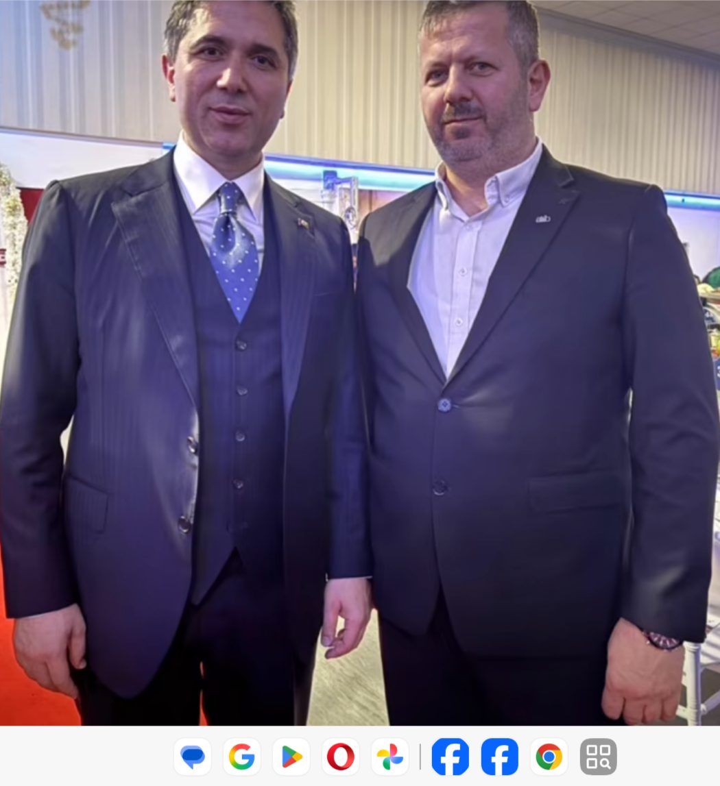 Guter Draht in die Machtzentrale Ankara: ATIB-Vorstand Taş mit Erdogan-Vize Sirakaya.