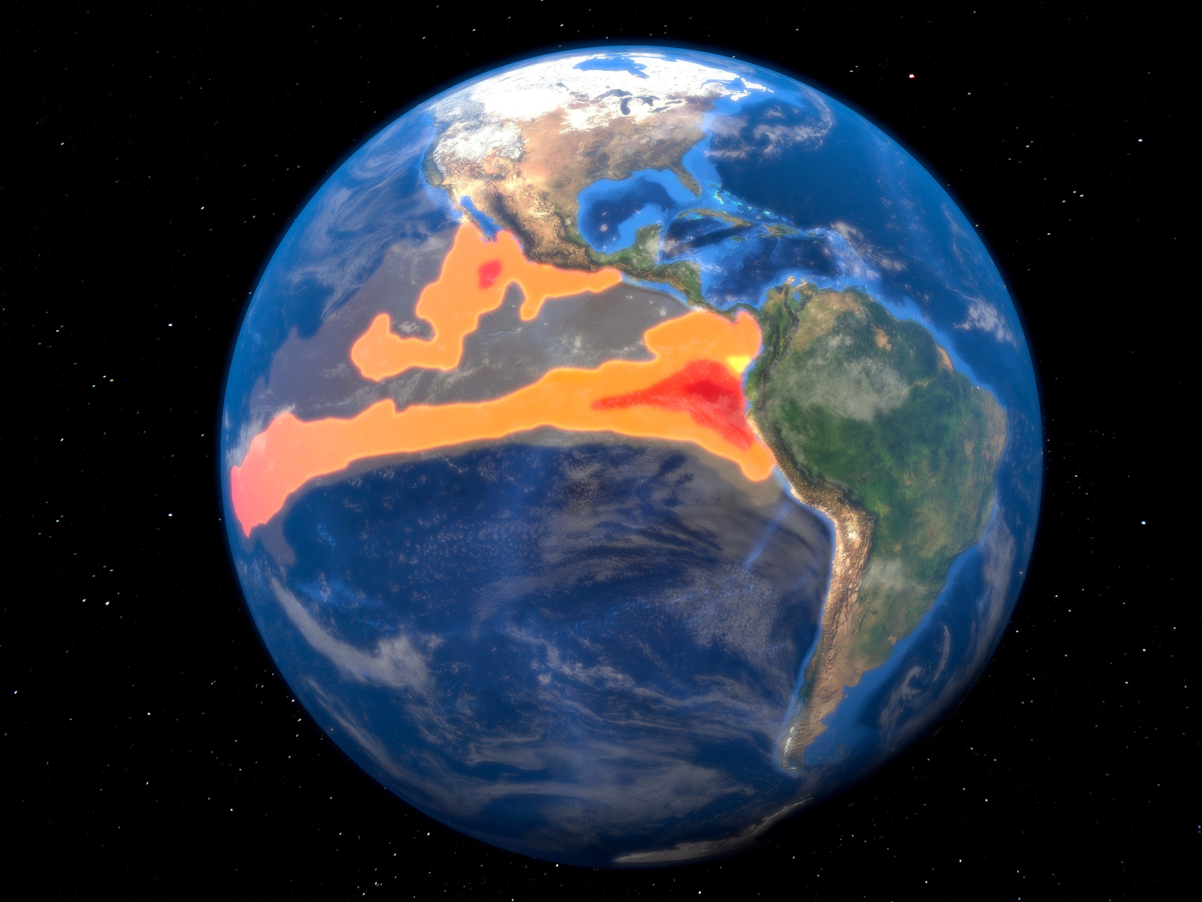 El Niño ist die Warmphase des Klimaphänomens ENSO im tropischen Pazifik, das etwa alle fünf Jahre auftritt und weltweit Extremwetter wie Dürren und Überschwemmungen auslösen kann.
