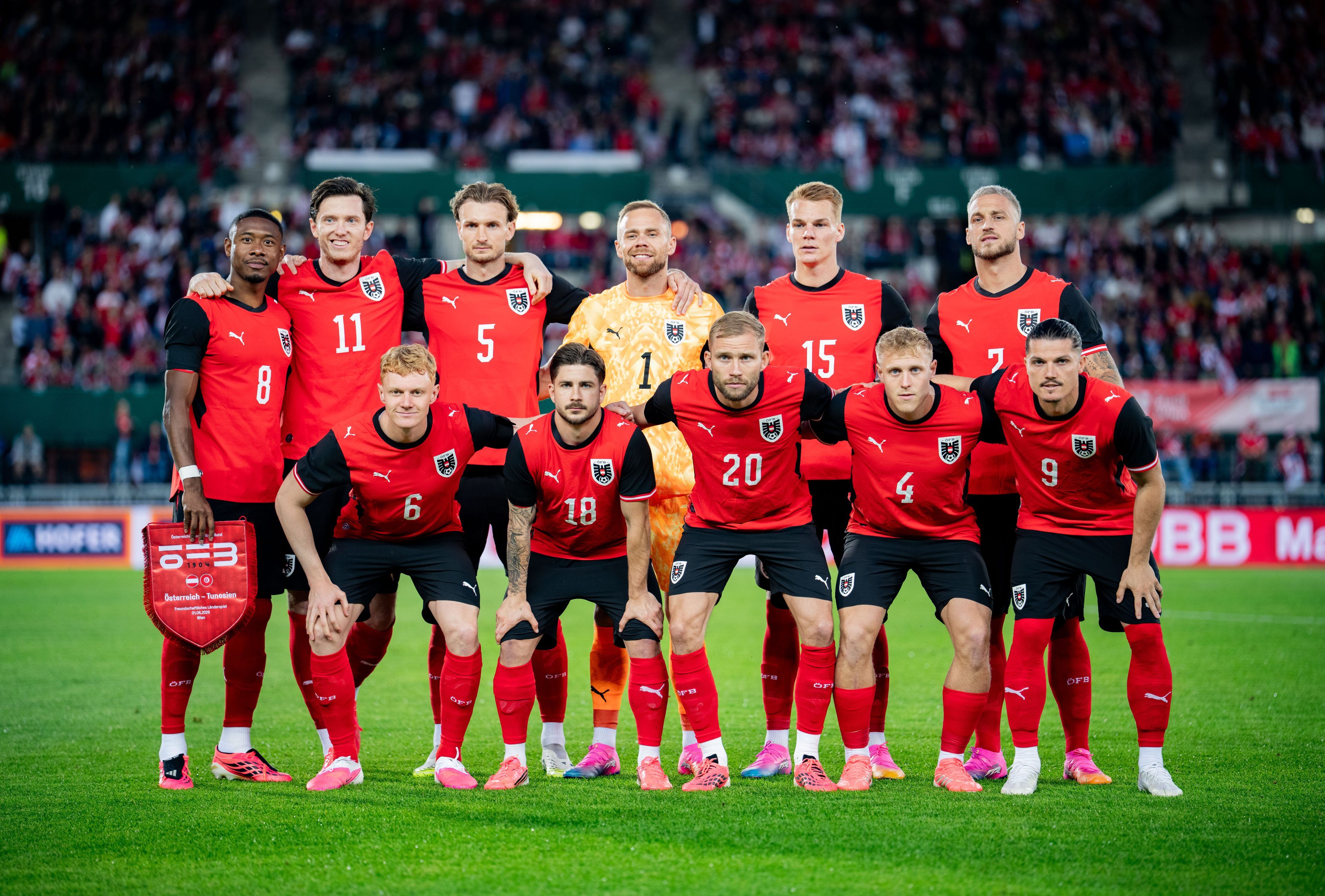 Das erste WM-Spiel der österreichischen Nationalmannschaft ist am Mittwoch, 17. Juni, gegen Jordanien.