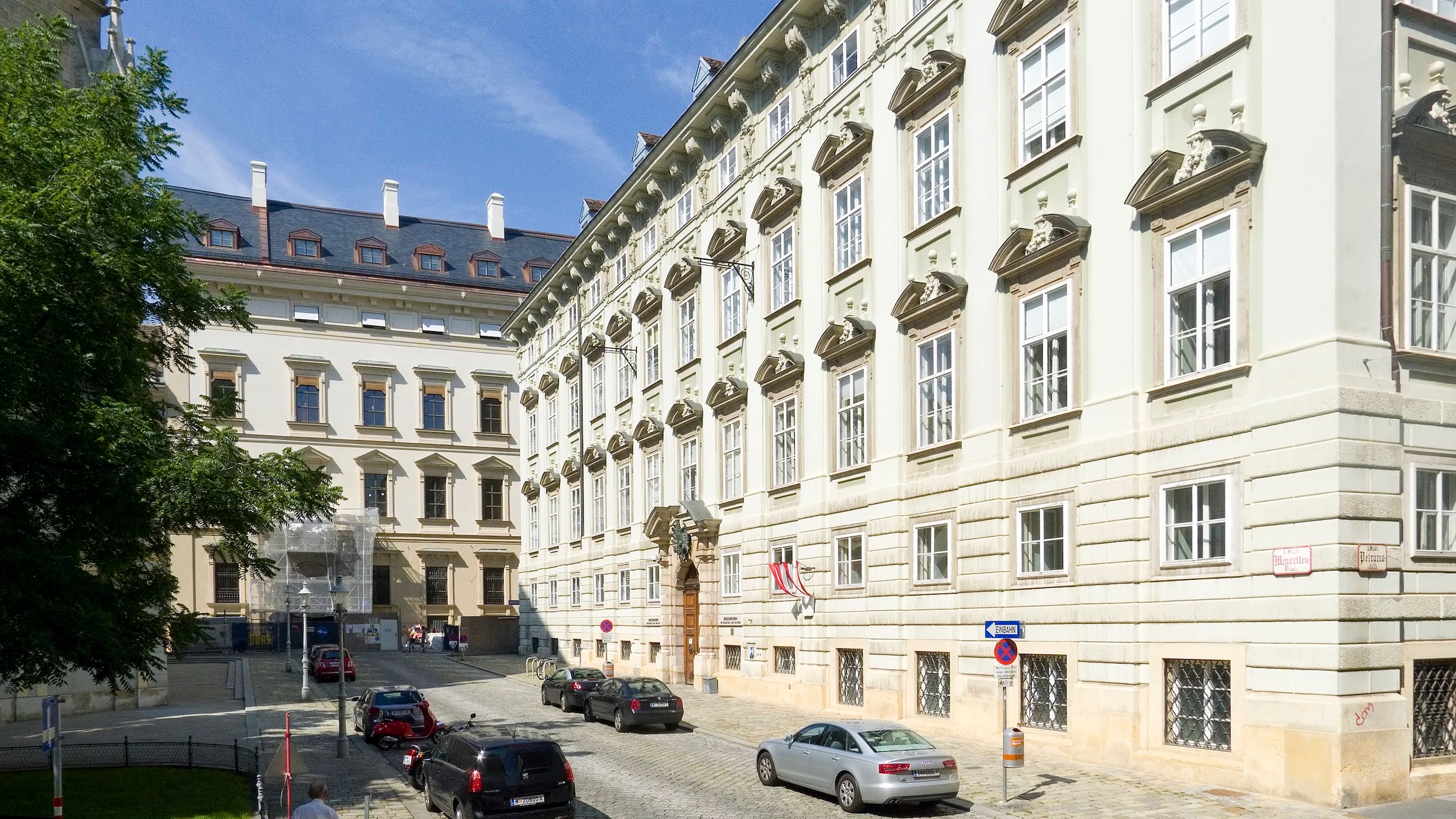 Das Bildungsministerium am Wiener Minoritenplatz: Sieben Jahre nach dem Förderprogramm kann das Ressort nicht mehr nachvollziehen, welche 492 Schulen unterstützt wurden.