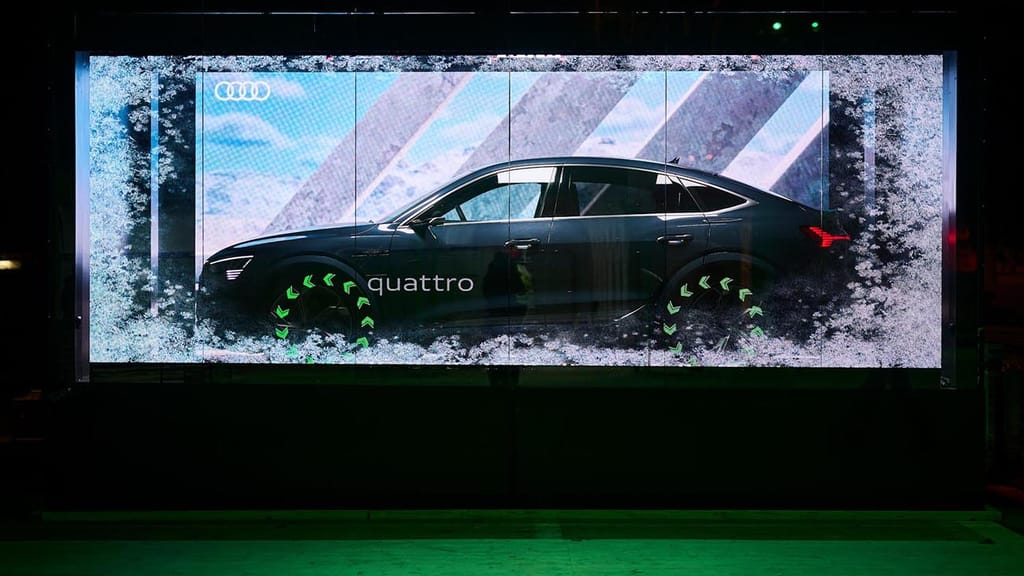 Voller Durchblick: Innovativer Auftritt des Audi SQ8 Sportback e-tron beim Wiener Eistraum - economy - exxpress Nachrichten