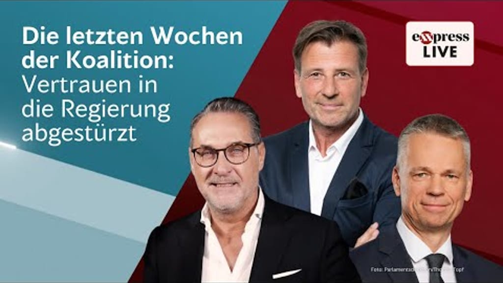 exxpress live ab 7.30 Uhr: Die letzten Wochen der Koalition, Vertrauen abgestürzt - news - exxpress Nachrichten
