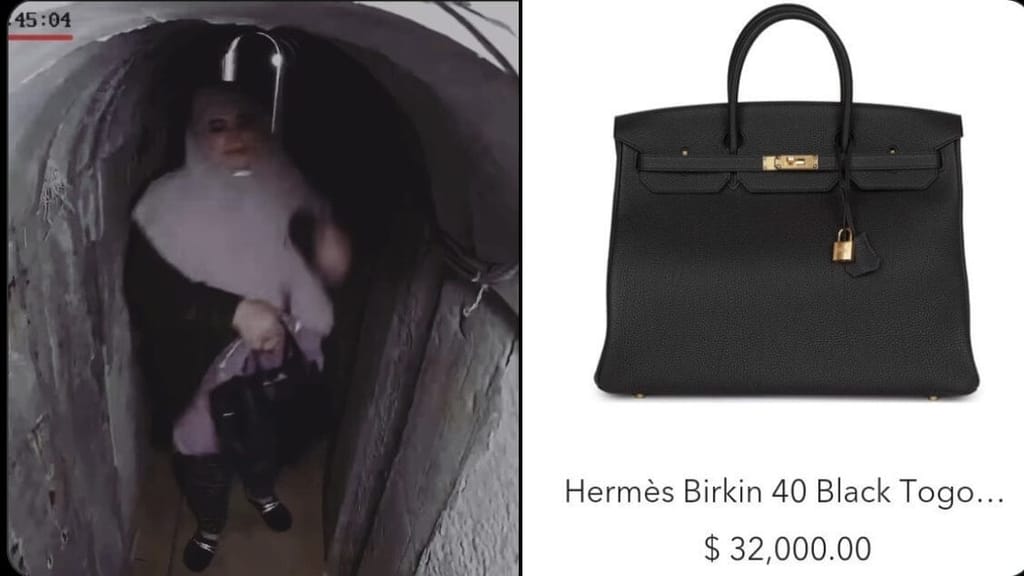 Mit der 30.000 Euro teuren Birkin-Bag im Hamas-Tunnel - news - exxpress Nachrichten