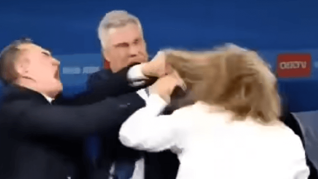 Fake-Video geht viral: Prügelorgie von Nehammer, Babler und Meinl-Reisinger - news - exxpress Nachrichten