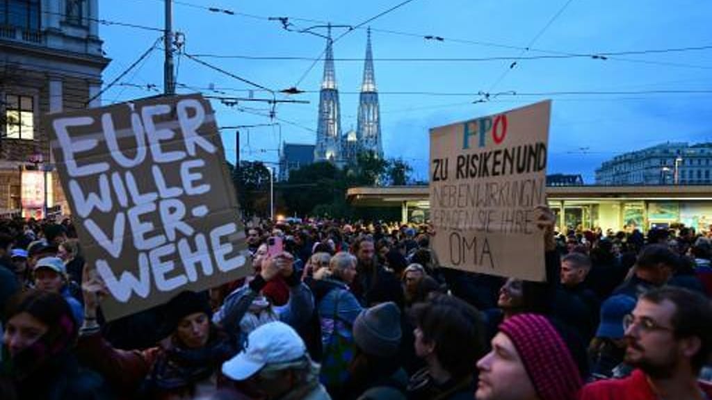 "Alarm für die Republik": Proteste gegen blau-schwarze Regierungsverhandlungen - politik - exxpress Nachrichten