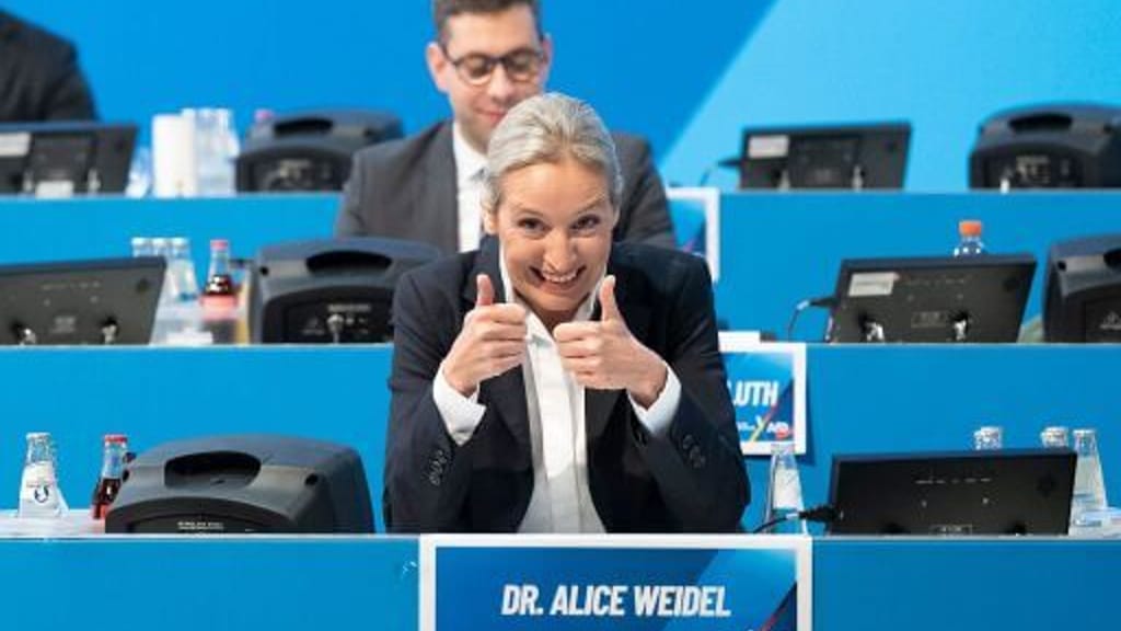 Linke Blockaden stören AfD-Parteitag – Weidel zur Kanzlerkandidatin gewählt - politik - exxpress Nachrichten