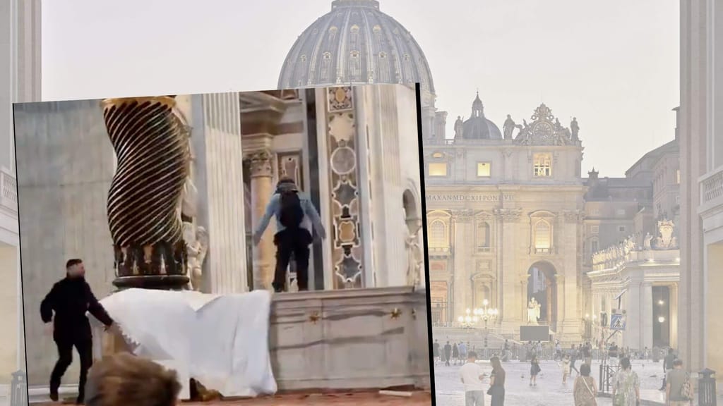 Vandalenakt im Petersdom: Wütender Rumäne kletterte auf Hochaltar - news - exxpress Nachrichten