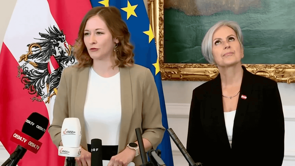 „Augenroll“-Ministerin Sporrer: Ein Blick verrät alles über das Koalitionsklima - politik - exxpress Nachrichten