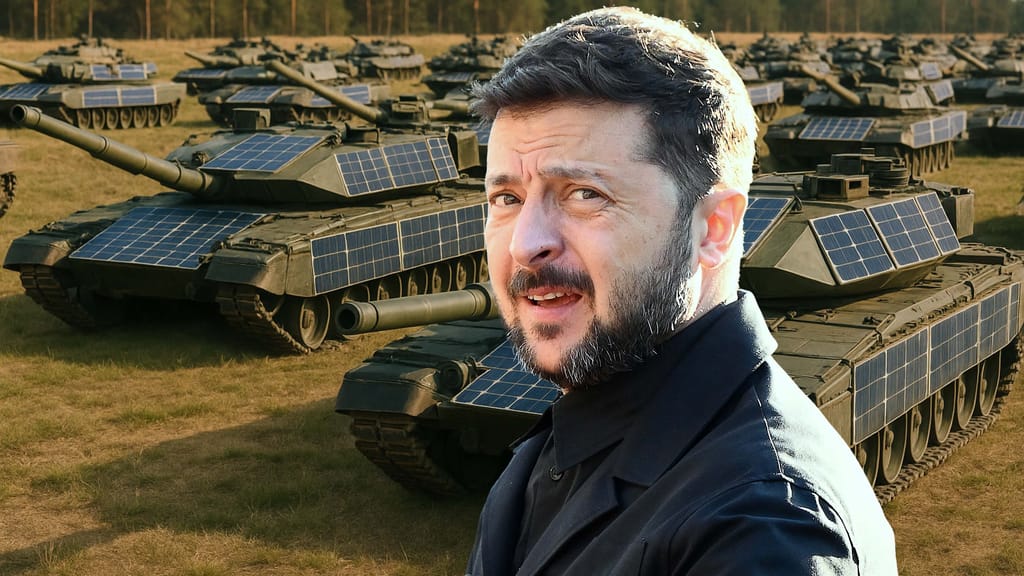 Nur noch Solar-Panzer für Selenskyj? EU fordert CO2-Kontrolle beim Militär - politik - exxpress Nachrichten