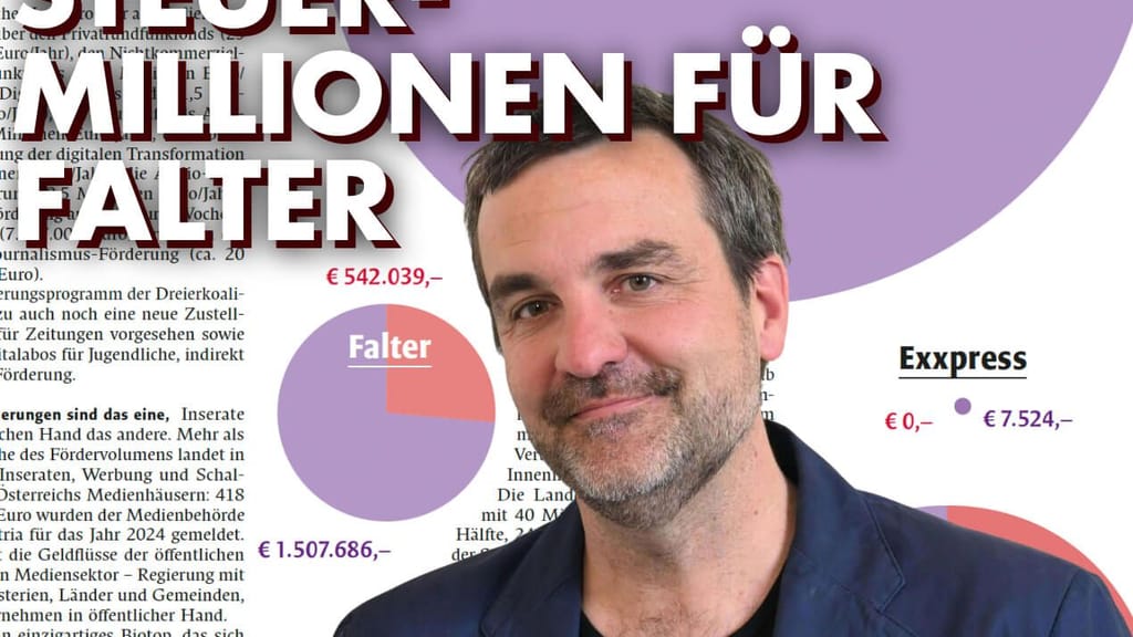 Eigentor: „Falter“ legt seine Steuermillionen offen - politik - exxpress Nachrichten