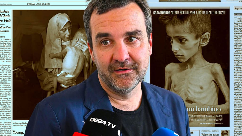 Klenk verteidigt Gaza-Fake – krankes Kind als Beweis für Hungersnot - politik - exxpress Nachrichten