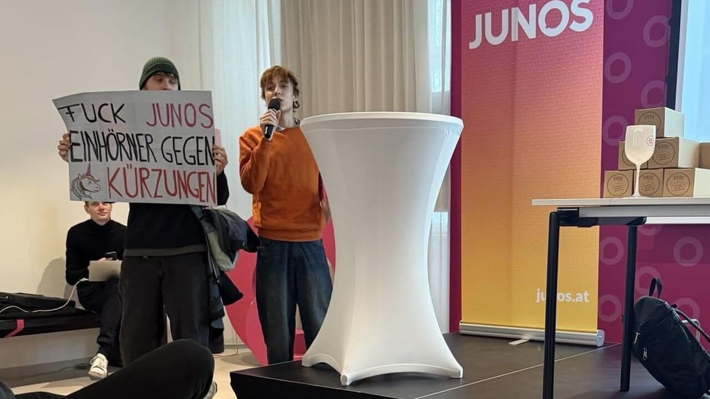 „F*ck Junos!“: Linke Chaoten crashen pinke Mitgliederversammlung - politik - exxpress Nachrichten