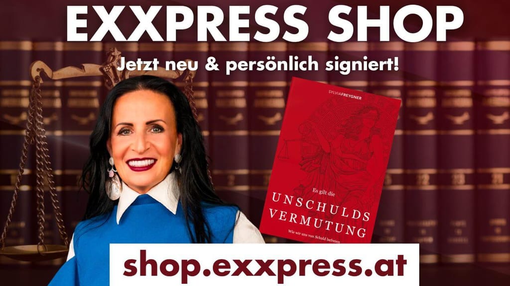 Jetzt neu im exxpress-Shop: „Die Unschuldsvermutung“ von Dr. Sylvia Freygner - news - exxpress Nachrichten