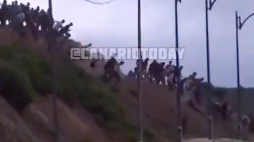 Ceuta explodiert: Virales Video zeigt Migranten-Ansturm auf Spanien - politik - exxpress Nachrichten